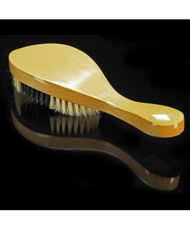 Torino Pro 1640 Medium Curve Brush by Brush King - Patented Duet Collection - White - Curved Wave Brush for 360 Waves - 1 Count - Buy Online on GoSupps.com