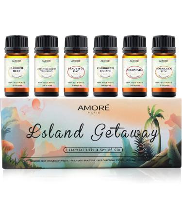 Buy Island Gateway Pure Aromatherapy Essential Oil Set (6-Piece) | Premium Essential Oils for Relaxation & Wellness | International Shipping Available - Buy Online on GoSupps.com