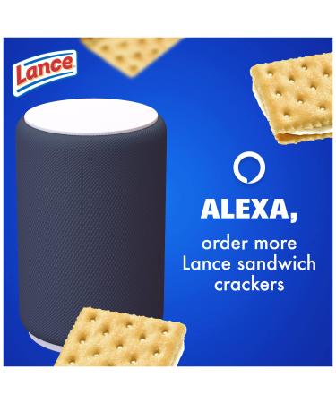 Lance Sandwich Crackers Captain's Wafers Cream Cheese and Chives 8 Ct Box - Buy Online on GoSupps.com