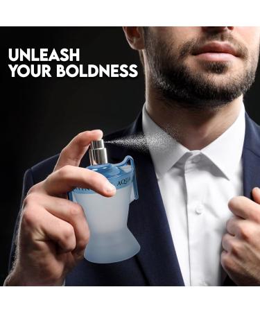 Men's Cologne Invincible Aqua- Eau De Toilette Spray Perfume Fresh Scent 3.4 Fl Oz Daily Used - Buy Online on GoSupps.com