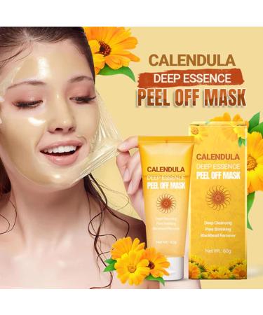 Masque Peel Off Calendula Deep Essence Masque Visage Peel Off Calendula Masque Visage Peel Off Affinant aux Herbes Masque Peel Off Convient Tous Les Types De Peau (2pcs) - Buy Online on GoSupps.com