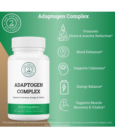 2nd Springs Essential Supplement Bundle - Vitamin D3+K2 Chewables Super B-100 Complex Sleep Well & Adaptogen Complex - Buy Online on GoSupps.com