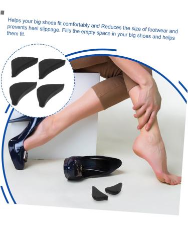 NOLITOY 8 Pairs Big Shoes Plug - Soft Adjustable High Heel Cushions & Forefoot Pads for Men | Reusable Toe Pads for Loose Shoes - Buy Online on GoSupps.com