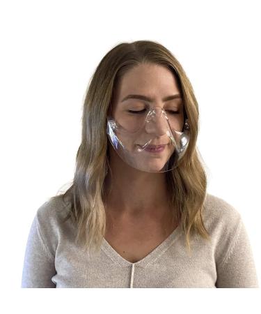 Green Piece Clarity Mask Face Shield - Large/Short Clear Polycarbonate Plastic - Buy Online on GoSupps.com