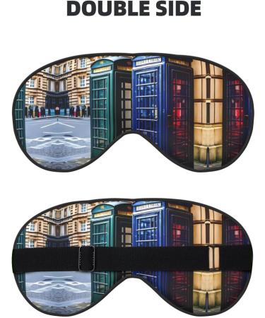 British Phone Booth Soft Sleep Eye Mask Female Breathable Eye Patch Perfect for Travel and Relaxation - Buy Online on GoSupps.com