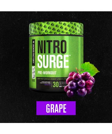 Jacked Factory Nitrosurge Pre-Workout in Grape & Creatine Monohydrate for Men & Women - Buy Online on GoSupps.com
