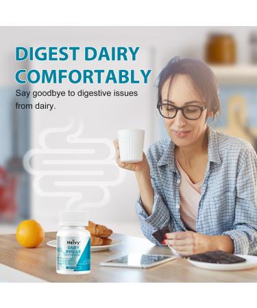Heivy Lactase Enzyme 9000 FCC Dairy Relief Fast Acting Supplement, Lactose Intolerance Pills 90 Count (Pack of 1) - Buy Online on GoSupps.com