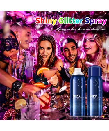 Shimmer Silver Glitter Spray | Hair & Body Glitter Hairspray for Women | Sparkle & Shine International Shipping - Buy Online on GoSupps.com