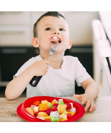 Spill Proof Scoop Bowl and Plate Adaptive Utensils Non Slip Bendable Cutlery Set for Elderly Disabled People(1 Set) - Buy Online on GoSupps.com