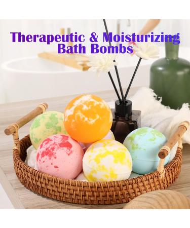 NIZZUP Bath Bombs Gift Set - 12 Pack Aromatherapy Fizzies with Essential Oil, Long Lasting Moisturizing Spa Treatment - Perfect Gift for Loved Ones - Buy Online on GoSupps.com