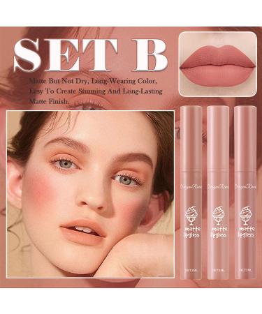 Nude Matte Lipstick Set - 24 Hour Superstay Glazes, Velvet Air Smooth Crayon, Long Lasting Waterproof Gloss - Ultimate Nourishing Lipstick for Women - Buy Online on GoSupps.com