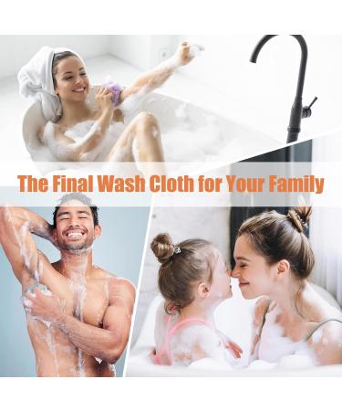 Unifab African Net Sponge Authentic Real African Exfoliating Net Bath Sponge Wash Cloth Exfoliating Washcloth African Net Cloth Body Scrubber for Shower Gray - Buy Online on GoSupps.com
