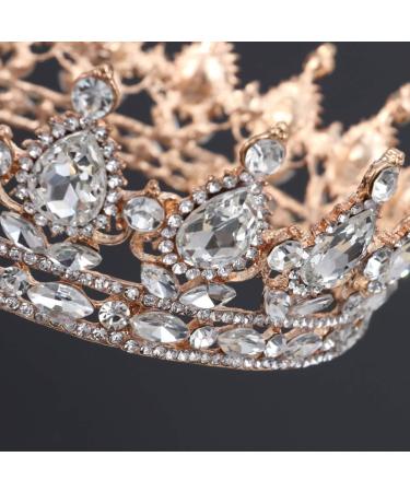 FRCOLOR Crystal Crowns and Tiaras Vintage Rhinestone Bridal Tiara Crowns for Women Girls Wedding Prom Costume Party Hair Accessories - Buy Online on GoSupps.com