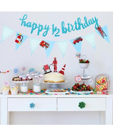 NICENEEDED 42 Pcs Fireman Cake Toppers Fire Truck Hydrant Cupcake Picks Firefighter Cake Decoration Fireman Themed Happy Birthday Cake Toppers for Baby Shower Birthday Party Decoration - Buy Online on GoSupps.com