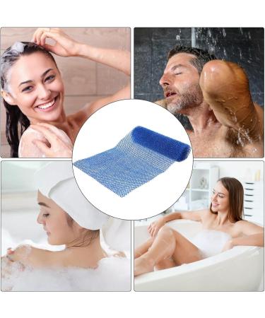 Body Wash Net Cleansing Bath Scrub Net Multifunctional Bath Shower Wash Cloth Skin Smoother Scrubber Net Polyester Scrubber Net Back Scrubber Sponge for Men Blue - Buy Online on GoSupps.com