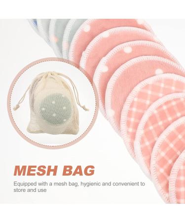 Reusable Makeup Remover Cotton Pads Set - Eco-Friendly Cleaning Pads with Bracket - Natural Round Fabric for Gentle Eye Makeup Removal - Buy Online on GoSupps.com