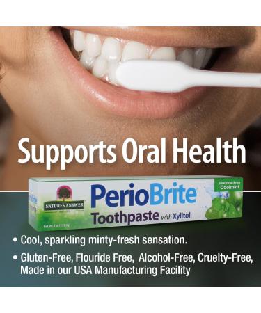 Nature's Answer Periobrite Natural Toothpaste, Cool Mint, 4 Ounce, 3 Count Nature's Answer Periobrite Natural Toothpaste, Cool Mint, 4 Ounce - Buy Online on GoSupps.com