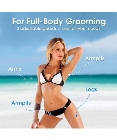 Buy Bikini Trimmer & Body Hair Shaver for Women & Men - Effortless Hair Removal Worldwide - Buy Online on GoSupps.com