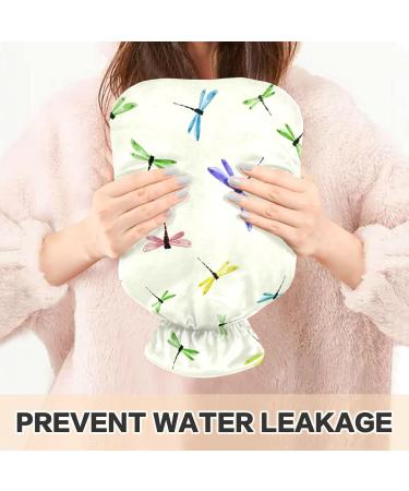 Colorful Dragonfly Hot Water Bottle - BPA-Free 2L for Pain Relief | Large Herbal Heat Bag for Headaches Neck & Shoulders - Buy Online on GoSupps.com