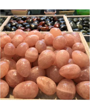 Shop Natural Pink Crystal Quartz Beauty Egg - Moisturizing Powder Facial Lifting & Jade Home Goods - 3cm - Buy Online on GoSupps.com