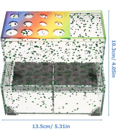 Angoily Box Desktop Desk Bracket Box Storage Rack Hair Brush Holder Hairdressing Tool Tool Holder Scissor Holder Hair Styling Stand Hair Barber Comb - Buy Online on GoSupps.com