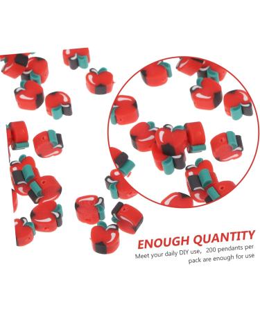 Lurrose 1600 Pieces Cut Sound Fruits Bracelet DIY Necklace Kit | Sweets Fruit Panes Charm Bracelets & Loose Pearl Earrings - Buy Online on GoSupps.com