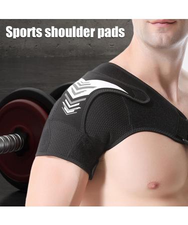 Shoulder Support Brace - Adjustable Shoulder Brace Shoulder Strap Pad Shoulder Compression Sleeve Shoulder Brace Support Adjustable Shoulder Brace Breathable Gray - Buy Online on GoSupps.com