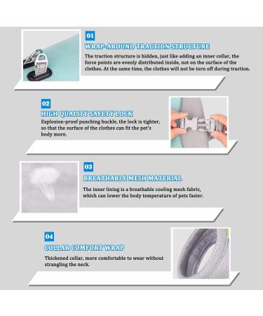 Buy TVMall Dog Cooling Vest | Breathable Mesh Jacket for Summer | Adjustable & Reflective Strip | Perfect for All Dog Sizes | XL #New Blue - Buy Online on GoSupps.com