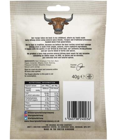 Biltong Taste Box: Original, Smoky BBQ, Piri Piri & Garlic - High Protein, Low Fat Savoury Snack (12 x 30g) - Gluten & Nitrate Free - Buy Online on GoSupps.com