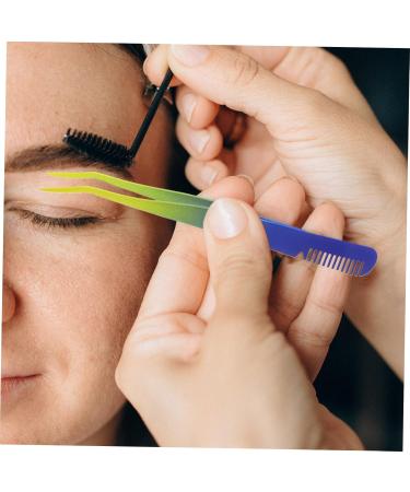 Tool Beauty Accessories Eyelash Tweezers Eyebrow Tweezers Professional Eyelash applicator Eyebrow Pick Tweezers Eyebrow Plucker Tweezers Stainless Steel Extend Gradient - Buy Online on GoSupps.com
