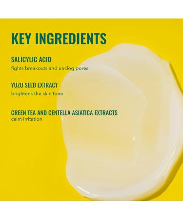 Good Molecules Yuzu Blemish Gel Cream - Lightweight Gel Moisturizer with Salicylic Acid (BHA) and Natural Extracts to Target Blemishes Even Skin Tone and Texture - Skin Care for Face - Buy Online on GoSupps.com