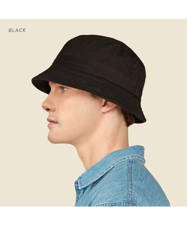 CHOK.LIDS Everyday Cotton Bucket Hat - Unisex Lightweight Outdoor Headwear in Black - Buy Online on GoSupps.com