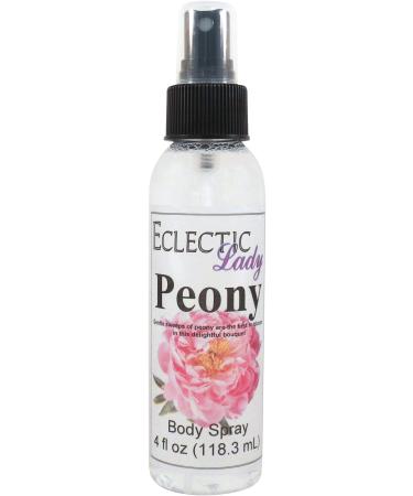 Peony Body Spray 4 ounces Body Mist for Women with Clean Light & Gentle Fragrance Long Lasting Perfume with Comforting Scent for Men & Women Cologne with Soft Subtle Aroma For Daily Use 4 Fluid Ounces