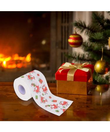 Toilet Paper | Santa Claus Holiday Toilet Paper - Decorative Bathroom Tissue for Home Decor Party Supplies Zukpumne - Buy Online on GoSupps.com