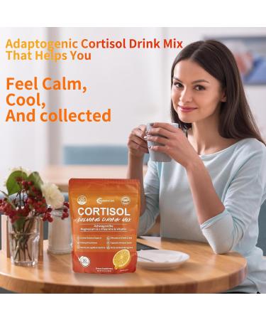 Hywebvctok Cortisol Drink Powder Natural Cortisol Supplements for Women Men with Ashwagandha L-Theanine Black Pepper Extract Turmeric Root Relaxation Focus Mental Clarity 6.3 OZ - Buy Online on GoSupps.com