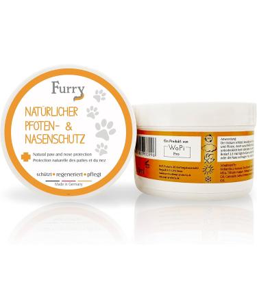 Furry Pfotenbalsam & Nose Balm 120ml - Natural Paw Protection for Dogs & Cats | Made in Germany Moisturizing Beeswax & Hemp Oil | Dry & Cracked Paws Relief - Buy Online on GoSupps.com