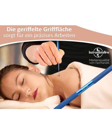 Buy InstrumenteNrw Acupressure Meridian Pen - Stainless Steel Acupuncture & Massage Pen (Titanium Blue) for Effective Relaxation - Buy Online on GoSupps.com