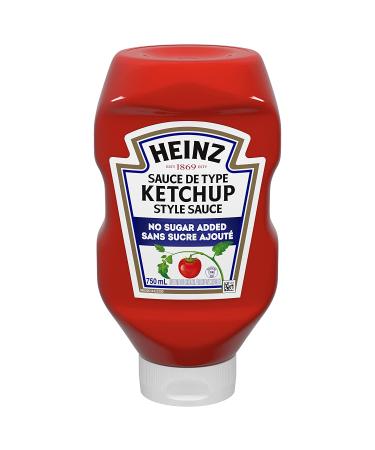 Heinz Ketchup No Sugar Added 1 Count 750ml (25.36 fl oz) - Canadian Ketchup - Pack of 1 - Buy Online on GoSupps.com