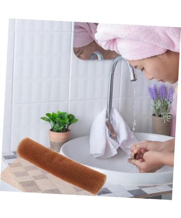 Angoily Bath Towel Tight Weave Skin Smoother Cleaning Sponges Net Bath Scrubber Bath Sponges Body Sponge Back Scrubber for Women African Net Sponge To Weave Washer Nylon - Buy Online on GoSupps.com
