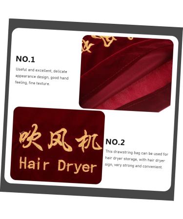 Mikinona 3 Pcs Hair Dryer Storage Bag Hair Dryer Pouch Travel Hair Dryer Travel Makeup Bag Organizer Fabric - Buy Online on GoSupps.com