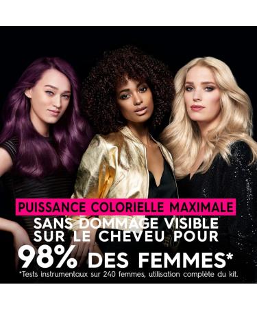 Garnier Permanent Hair Color - Ammonia Free - With Natural Flower Oils - Ultra Light Polar Blonde (10.1) - Olia - Buy Online on GoSupps.com