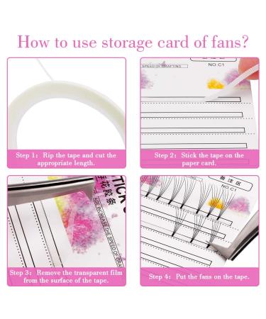 20Pcs FADLASH Easy Fan Holder for Eyelash Extensions | Volume Lash Storage & Grafting Tool - Buy Online on GoSupps.com