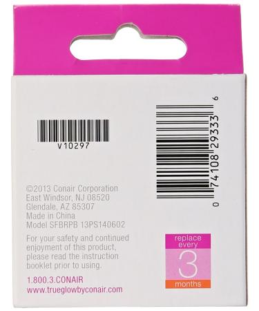 True Glow by Conair Sonic Body Brush Replacement Pack for Model SFB - Buy Online on GoSupps.com