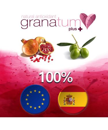 Granatum Plus Pomegranate & Olive Extract Supplement - 60 Capsules | Punicalagin & Hydroxytyrosol | Dietary Supplement for Optimal Health - Buy Online on GoSupps.com