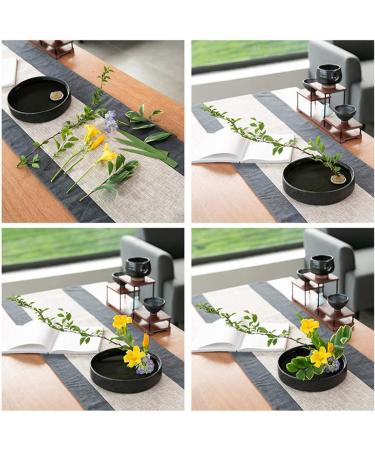 Round Metal Flower Arranger Tool with Rubber Gasket - 34mm | Floral Arrangement Pin Holder for DIY Flower Craft - Buy Online on GoSupps.com