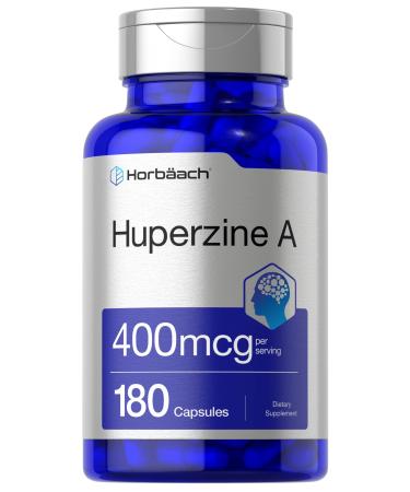 Horb ach Huperzine A Supplement | 400mcg | 180 Capsules | Non-GMO Gluten Free