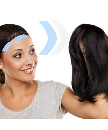 Luxshiny 36 Pieces Lace Front Wig Tape - Double-Sided Hair Extension & Hairdressing Salon Tape Strips (9x2cm) - Strong Adhesion for Lace Toupet - Buy Online on GoSupps.com