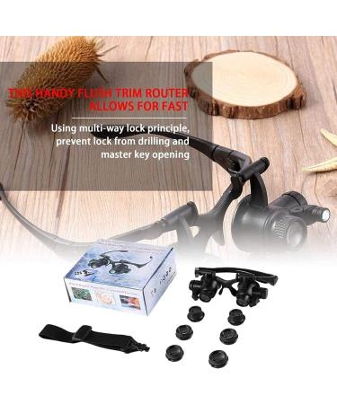 Lightweight Magnifying Glass Head-Mounted 4 Groups of Interchangeable Lens Hd High Magnification Magnifying Glass with Light for Electronic Repair Lofty Ambition - Buy Online on GoSupps.com