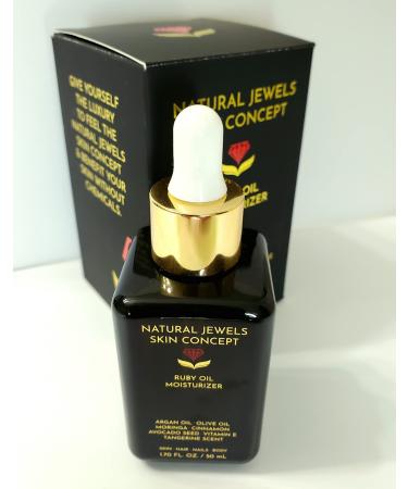 RUBY OIL ANTI_AGING SKIN CARE MOISTURIZER HYDRATES 100% NATURAL 1.70 Ounce