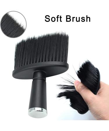 Neck Duster Brush Hairdresser Hair Cleaning Brush Hairdresser Neck Brush Hairdressing Supplies Hair Cutting Brush Neck Duster Soft Brush for Hair Cutting Salon Stylist Barber Hair Stylist (Black) - Buy Online on GoSupps.com